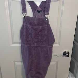 Lavender Overall Dress